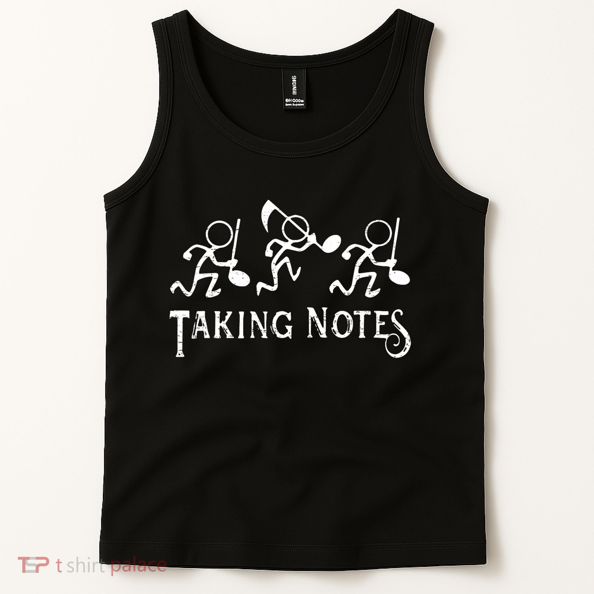 Musical Taking Notes Music Lovers Teachers Tank Top