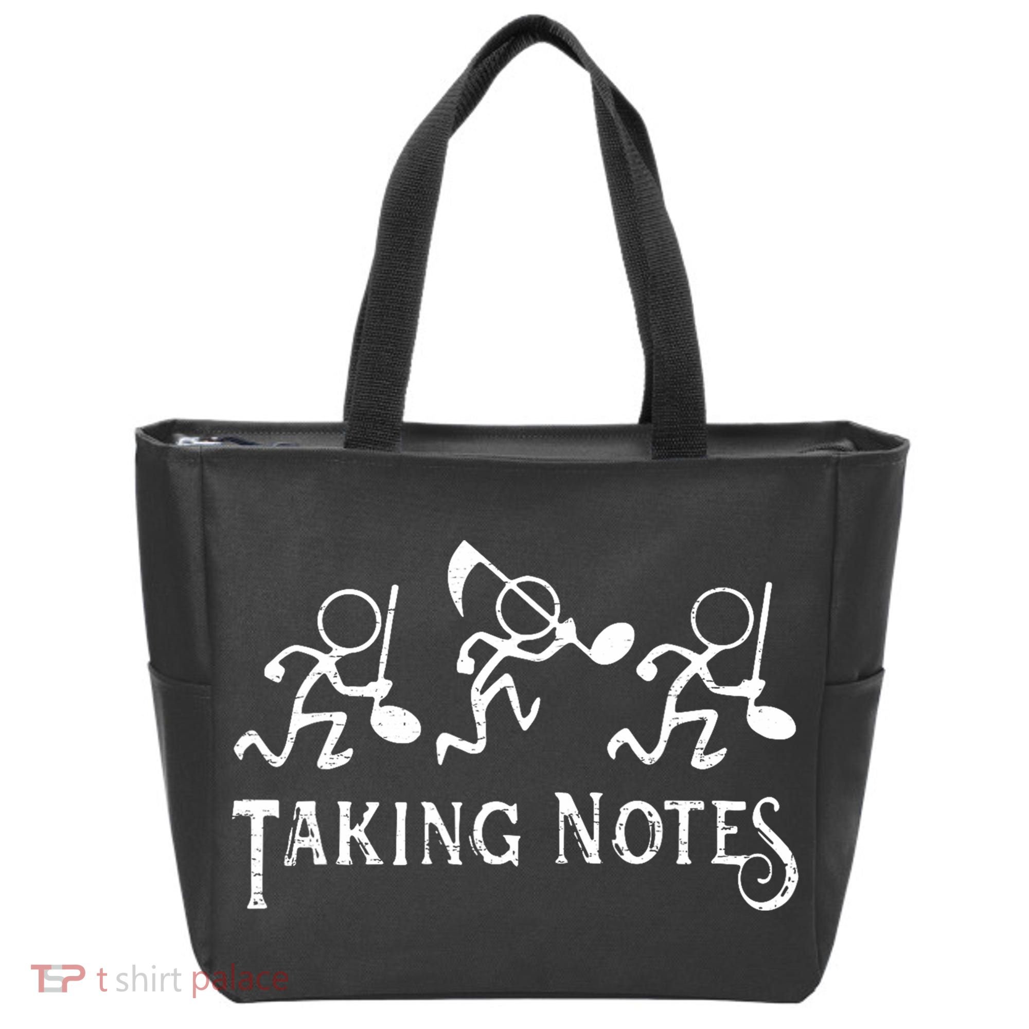 Musical Taking Notes Music Lovers Teachers Tote Bag