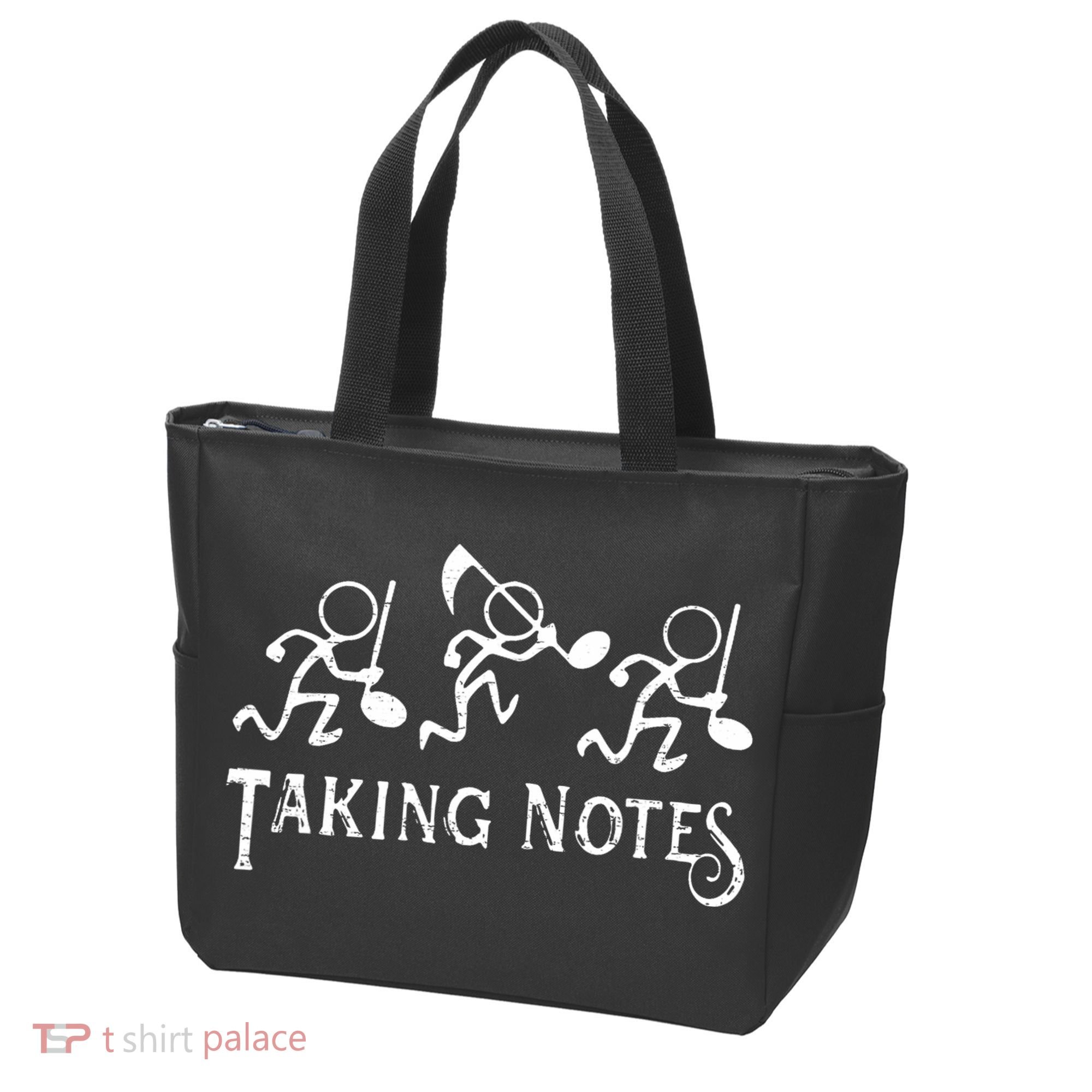 Musical Taking Notes Music Lovers Teachers Tote Bag