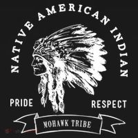 Mohawk Tribe Native American Indian Pride Respect Love Great Gift Doggie Tank thumb 4