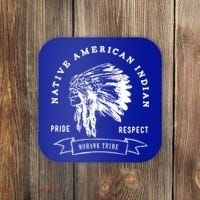 Mohawk Tribe Native American Indian Pride Respect Love Great Gift Coaster thumb 0