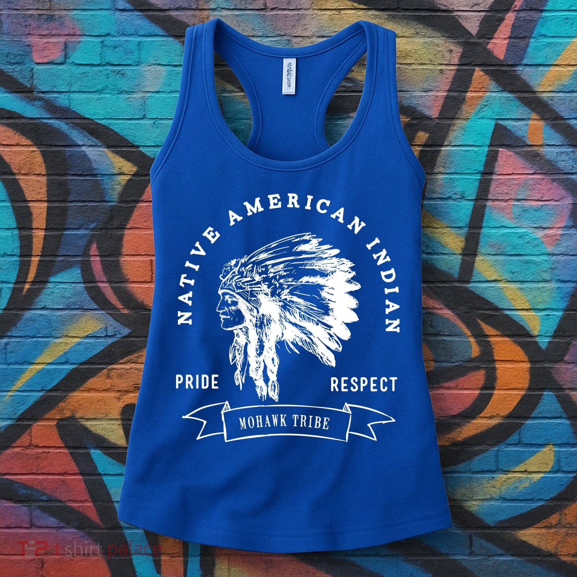 Mohawk Tribe Native American Indian Pride Respect Love Great Gift Women's Tank Top