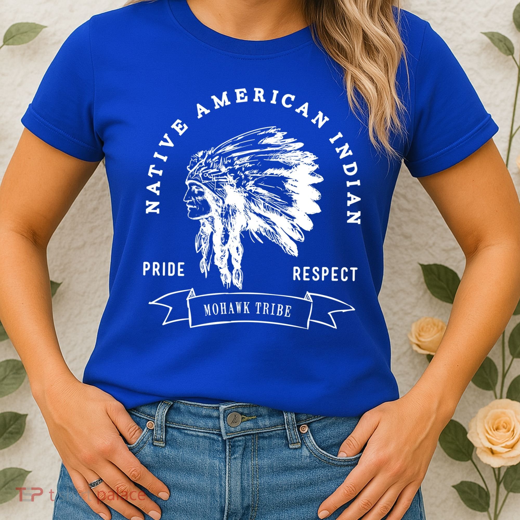 Mohawk Tribe Native American Indian Pride Respect Love Great Gift Women's T-Shirt