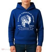 Mohawk Tribe Native American Indian Pride Respect Love Great Gift Kids Hoodie thumb 4
