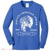 Mohawk Tribe Native American Indian Pride Respect Love Great Gift Kids Long Sleeve Shirt thumb 0