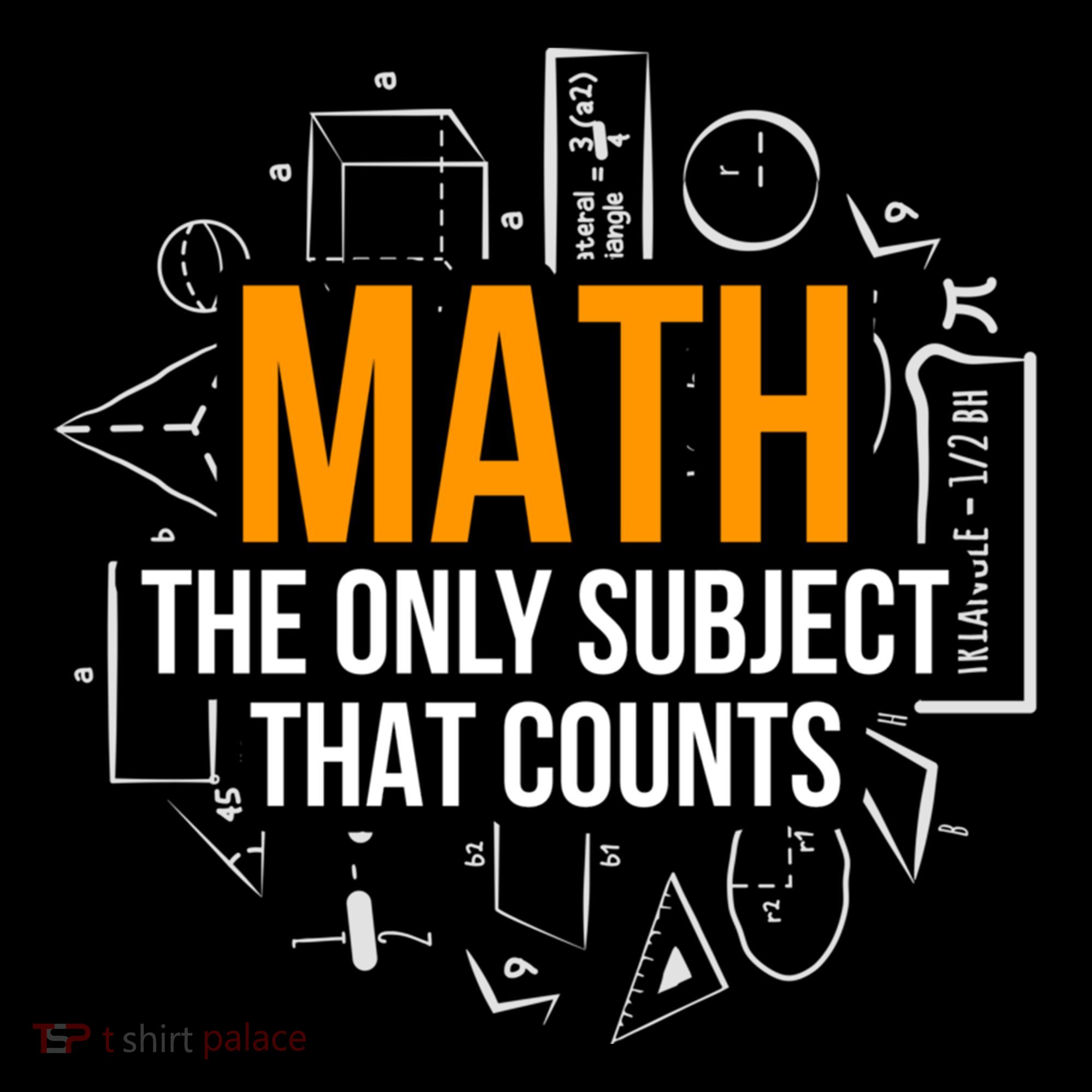 Math The Only Subject That Counts Math Teacher Science Math Meaningful Gift Ornament