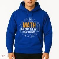 Math The Only Subject That Counts Math Teacher Science Math Meaningful Gift Hoodie thumb 2