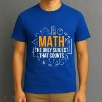Math The Only Subject That Counts Math Teacher Science Math Meaningful Gift T-Shirt thumb 3