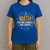 Math The Only Subject That Counts Math Teacher Science Math Meaningful Gift T-Shirt thumb 4