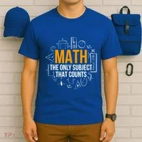 Math The Only Subject That Counts Math Teacher Science Math Meaningful Gift T-Shirt thumb 6