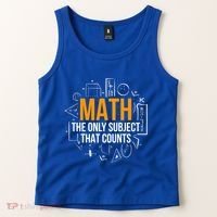 Math The Only Subject That Counts Math Teacher Science Math Meaningful Gift Tank Top thumb 2