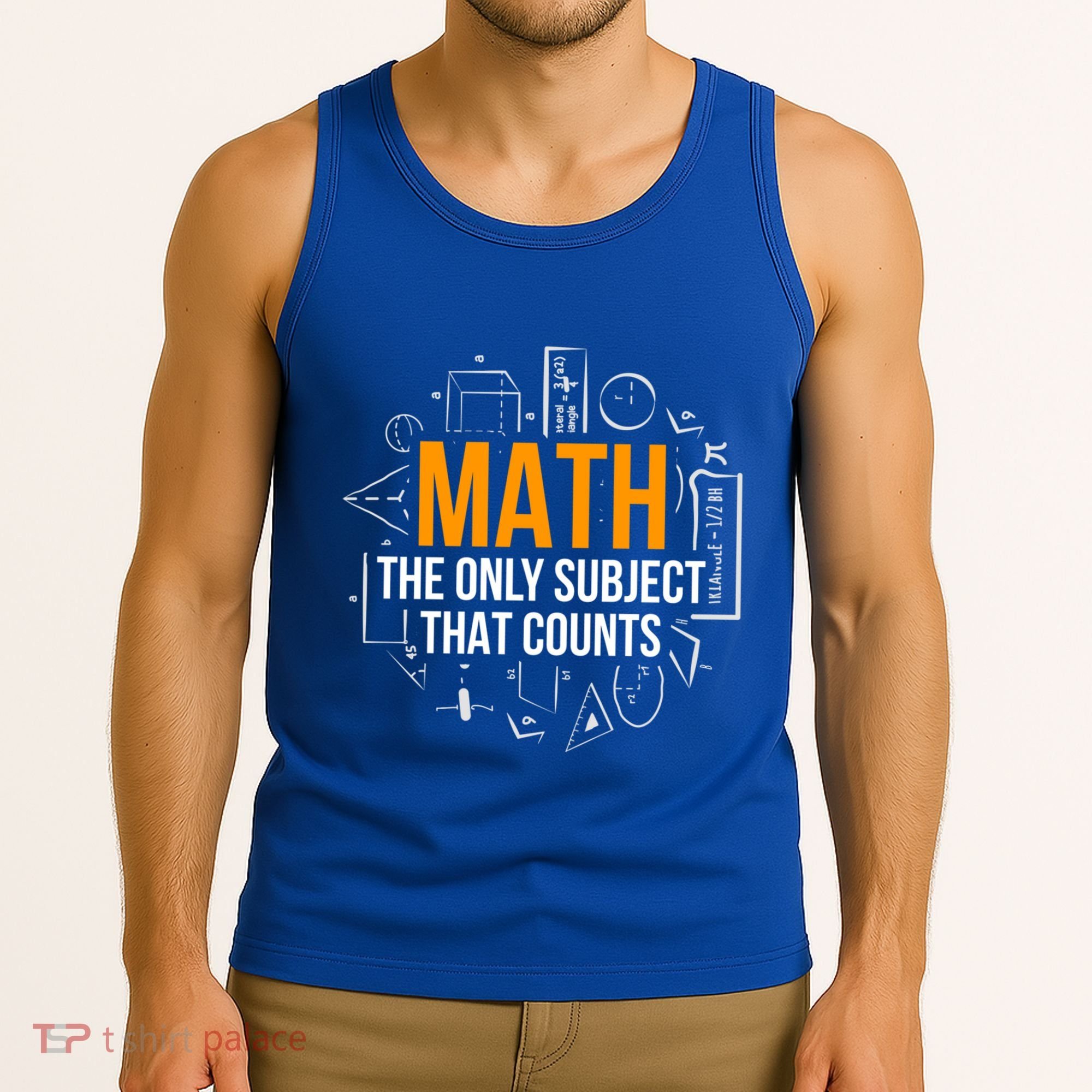 Math The Only Subject That Counts Math Teacher Science Math Meaningful Gift Tank Top