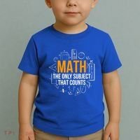 Math The Only Subject That Counts Math Teacher Science Math Meaningful Gift Toddler T-Shirt thumb 2