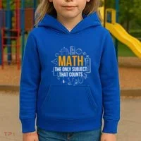 Math The Only Subject That Counts Math Teacher Science Math Meaningful Gift Kids Hoodie thumb 3