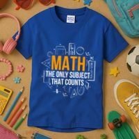 Math The Only Subject That Counts Math Teacher Science Math Meaningful Gift Kids T-Shirt thumb 3