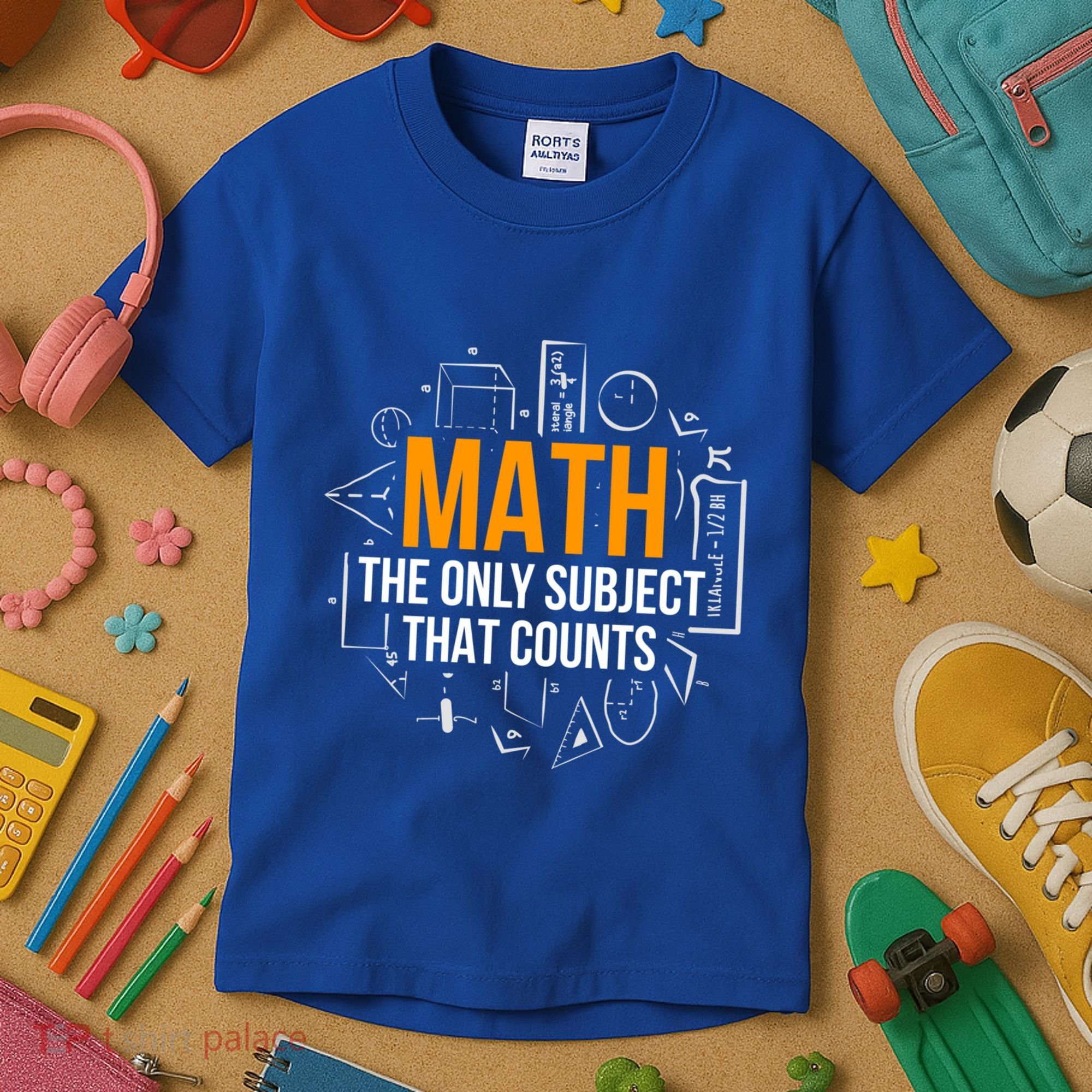 Math The Only Subject That Counts Math Teacher Science Math Meaningful Gift Kids T-Shirt