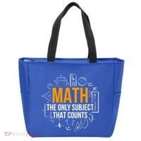 Math The Only Subject That Counts Math Teacher Science Math Meaningful Gift Tote Bag thumb 0