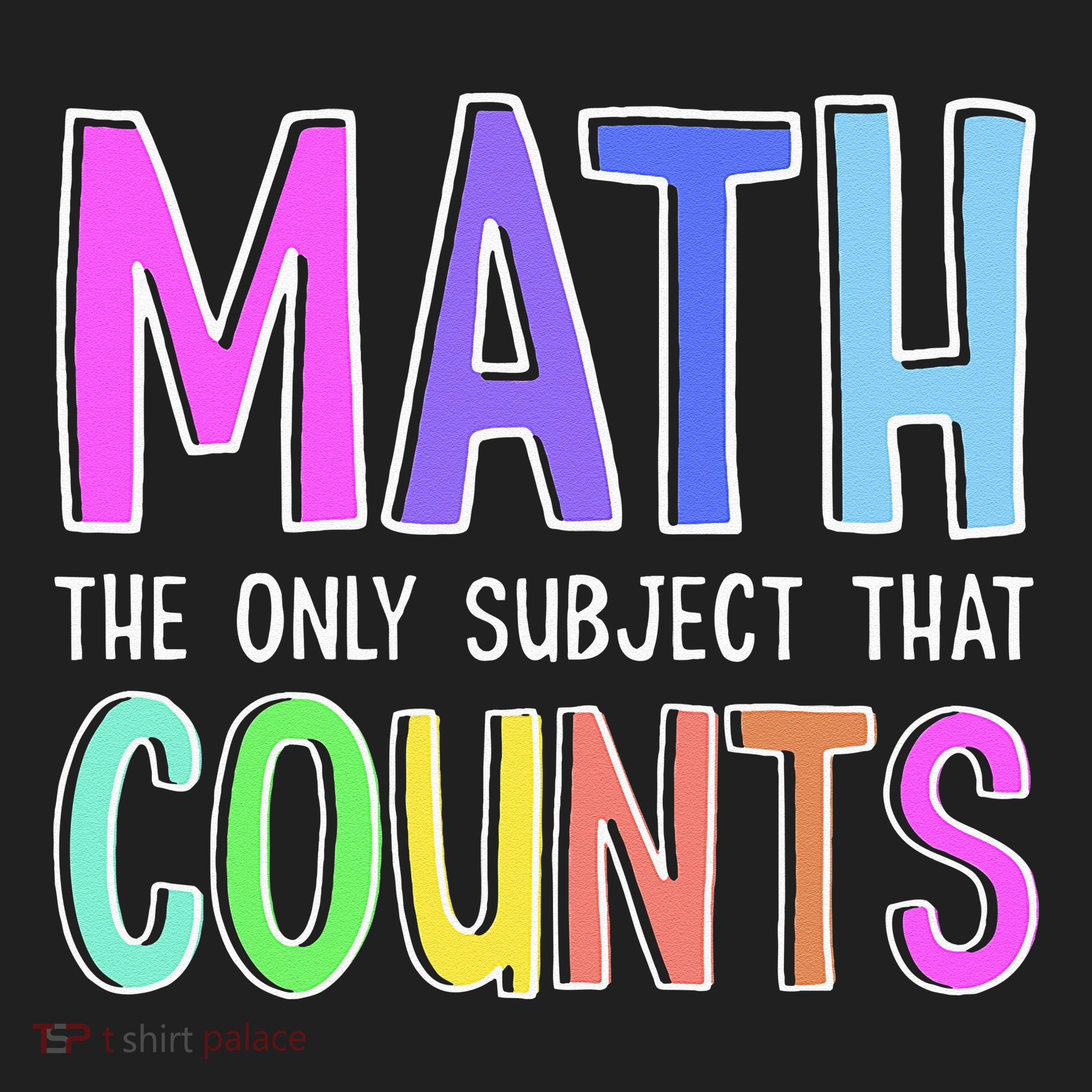 Math The Only Subject That Counts Happy 100 Days Of School Hat