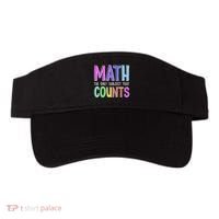 Math The Only Subject That Counts Happy 100 Days Of School Visor thumb 0