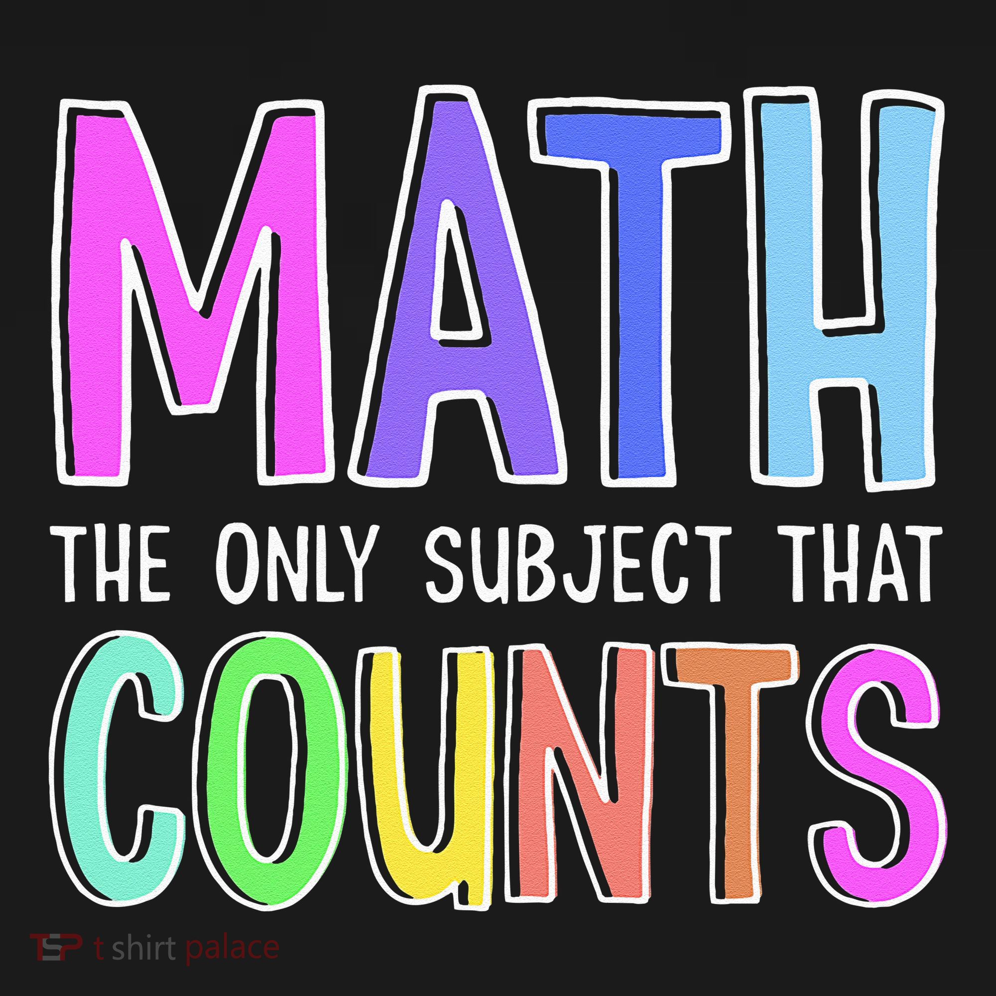 Math The Only Subject That Counts Happy 100 Days Of School Kids Sweatshirt