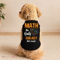 Math The Only Subject That Counts Mathematician Subject Doggie Tank thumb 2