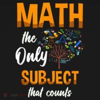 Math The Only Subject That Counts Mathematician Subject Hoodie thumb 2