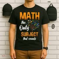 Math The Only Subject That Counts Mathematician Subject T-Shirt thumb 6