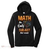 Math The Only Subject That Counts Mathematician Subject Women's Hoodie thumb 0