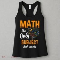 Math The Only Subject That Counts Mathematician Subject Women's Tank Top thumb 3