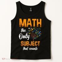Math The Only Subject That Counts Mathematician Subject Tank Top thumb 2