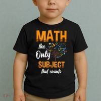 Math The Only Subject That Counts Mathematician Subject Toddler T-Shirt thumb 2