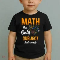 Math The Only Subject That Counts Mathematician Subject Toddler T-Shirt thumb 2