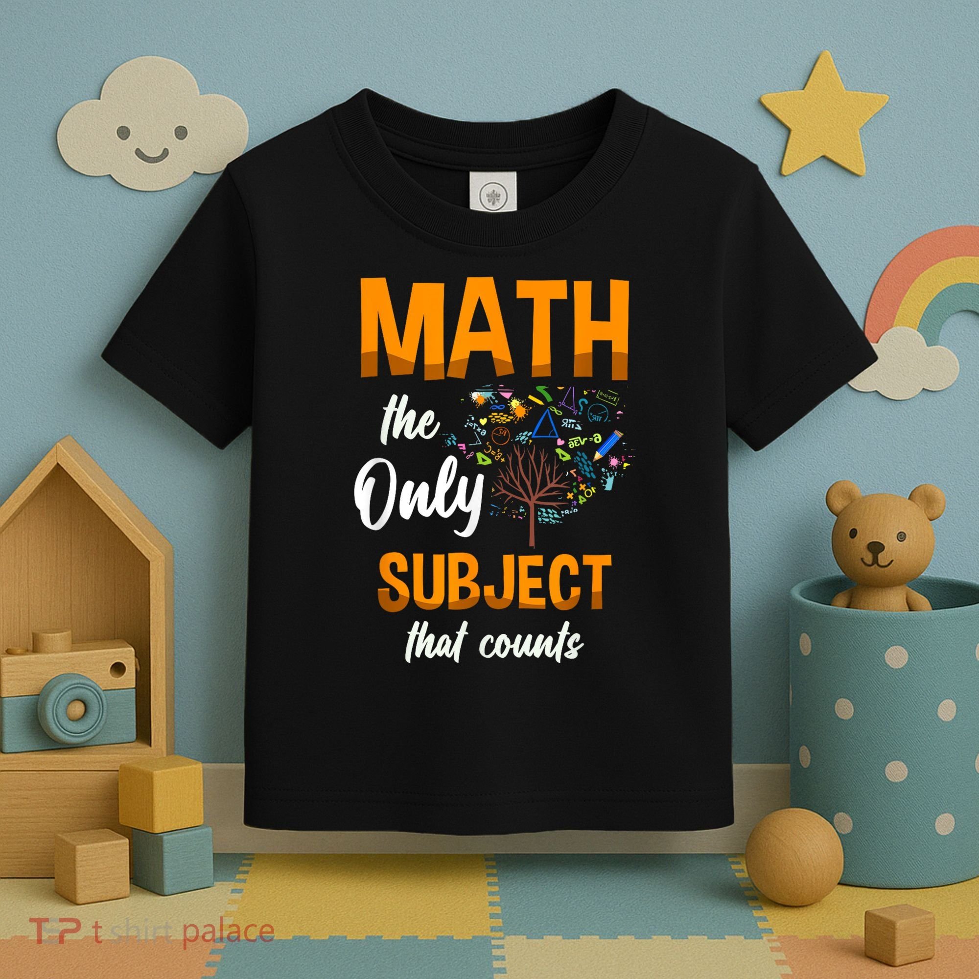Math The Only Subject That Counts Mathematician Subject Toddler T-Shirt