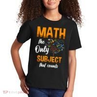 Math The Only Subject That Counts Mathematician Subject Kids T-Shirt thumb 2