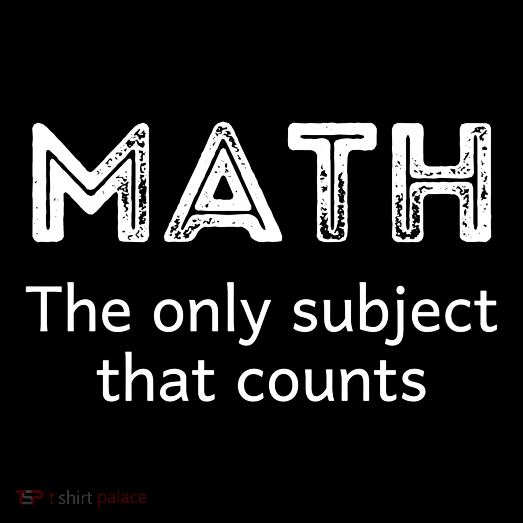 Math The Only Subject That Counts Funny Math Teacher Puns Gift Women's Hoodie