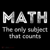 Math The Only Subject That Counts Funny Math Teacher Puns Gift Ornament thumb 1