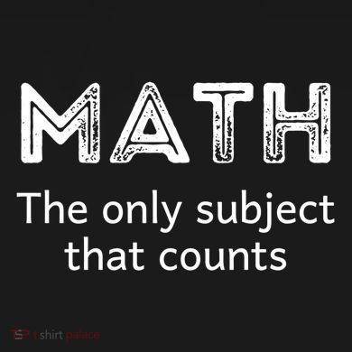 Math The Only Subject That Counts Funny Math Teacher Puns Gift PosiCharge Competitor Tank