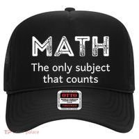 Math The Only Subject That Counts Funny Math Teacher Puns Gift Hat thumb 0