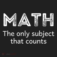 Math The Only Subject That Counts Funny Math Teacher Puns Gift Golf Towel thumb 3