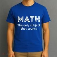 Math The Only Subject That Counts Funny Math Teacher Puns Gift T-Shirt thumb 3