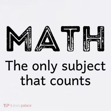 Math The Only Subject That Counts Funny Math Teacher Puns Gift Garment-Dyed Sweatshirt
