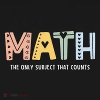 Math The Only Subject That Counts Cute Teacher Educator Backpack thumb 2