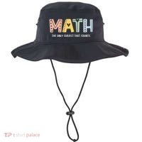 Math The Only Subject That Counts Cute Teacher Educator Bucket Hat thumb 0