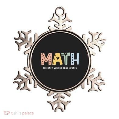 Math The Only Subject That Counts Cute Teacher Educator Ornament