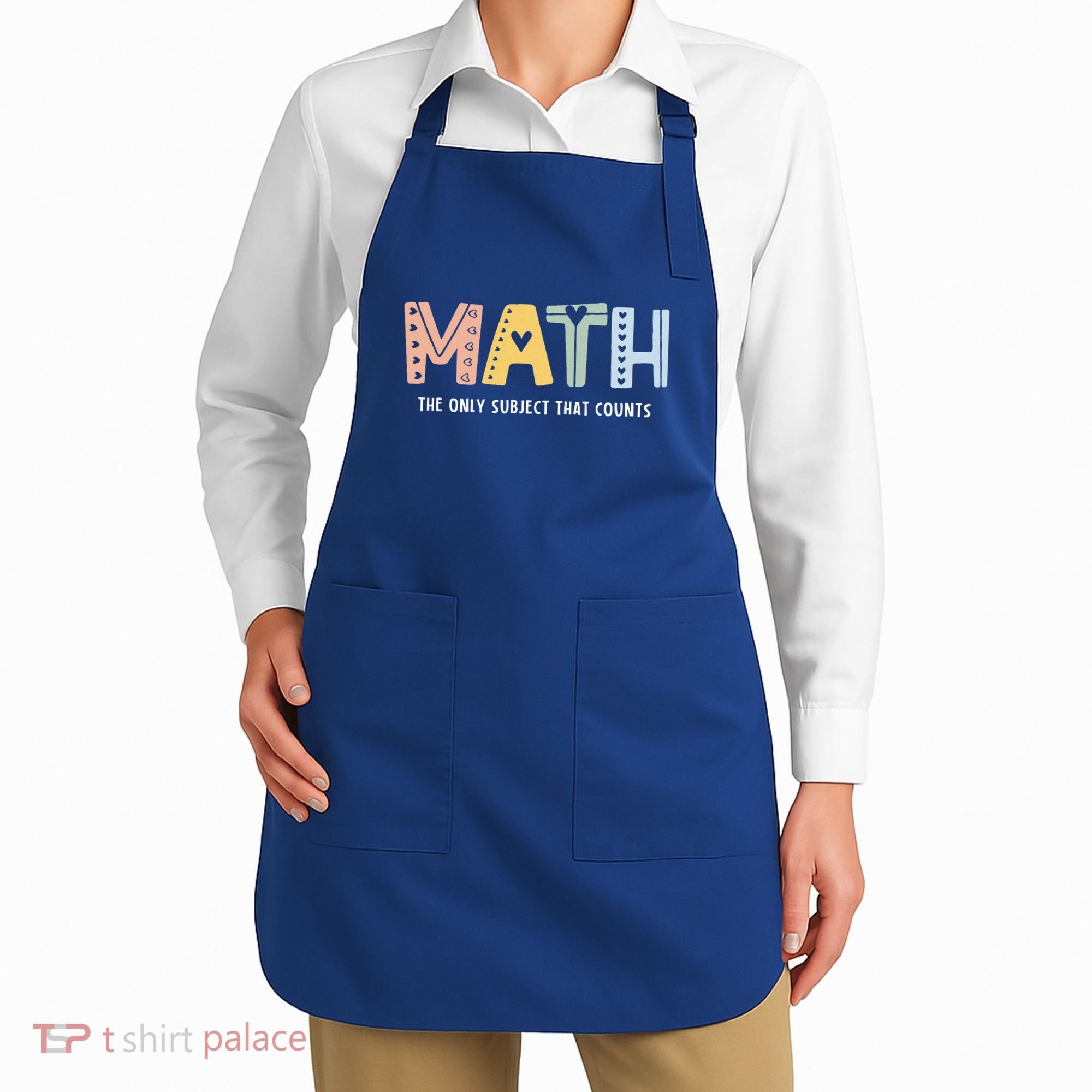 Math The Only Subject That Counts Cute Teacher Educator Apron