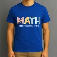 Math The Only Subject That Counts Cute Teacher Educator T-Shirt thumb 3