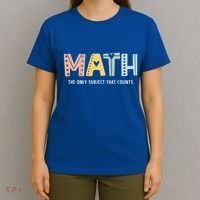 Math The Only Subject That Counts Cute Teacher Educator T-Shirt thumb 4