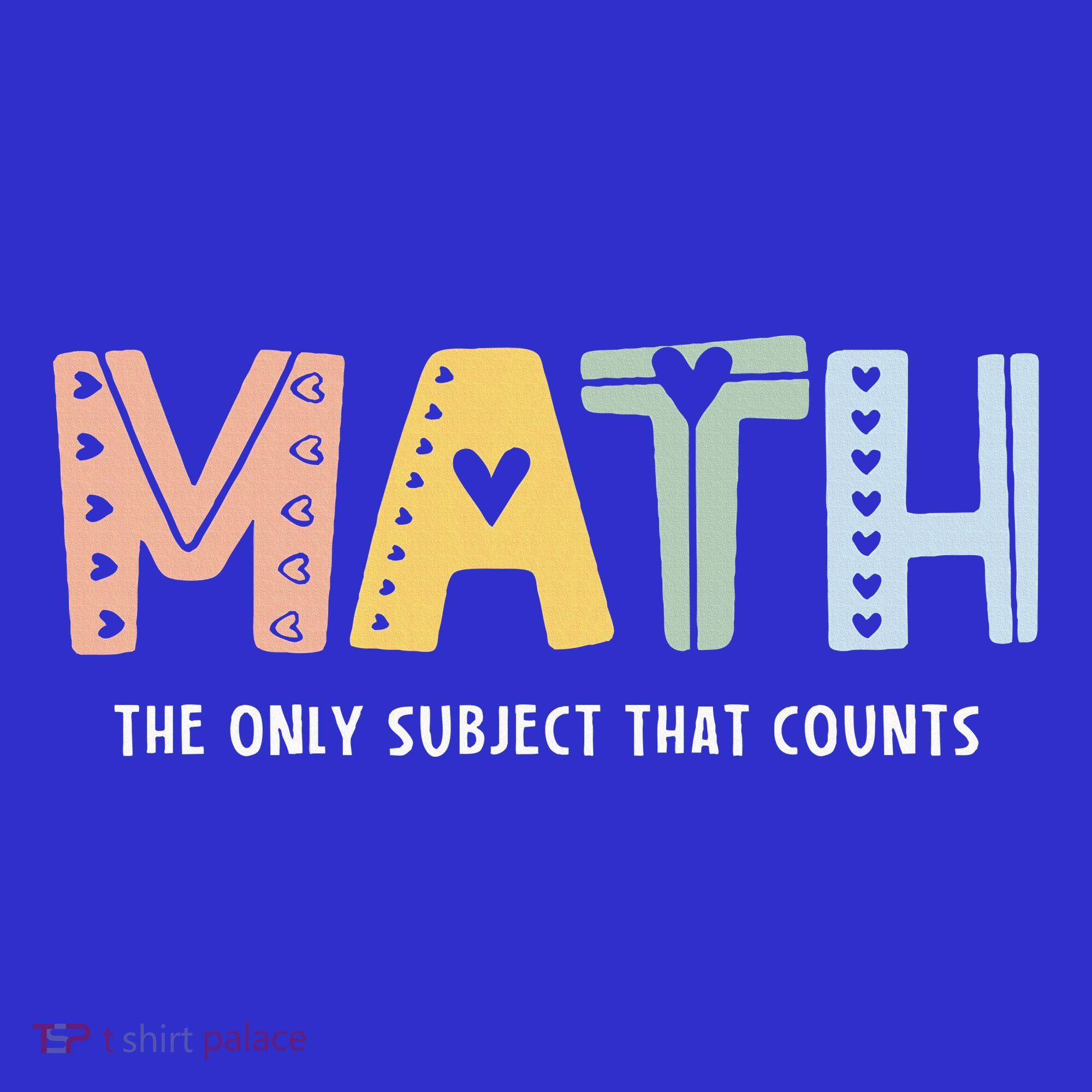 Math The Only Subject That Counts Cute Teacher Educator Polo
