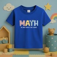 Math The Only Subject That Counts Cute Teacher Educator Toddler T-Shirt thumb 3