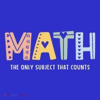 Math The Only Subject That Counts Cute Teacher Educator Kids Sweatshirt thumb 2